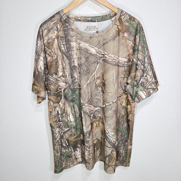 Master Sportsman XL Rugged Outdoor Gear Realtree Camouflage Shirt - Picture 1 of 4